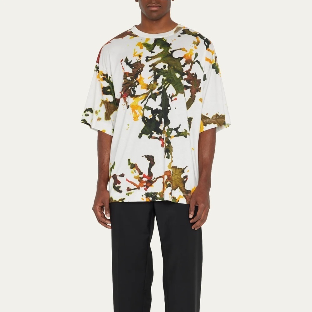 Dries Van Noten abstract print Hein crewneck t-shirt | ASO The Boys - Medium